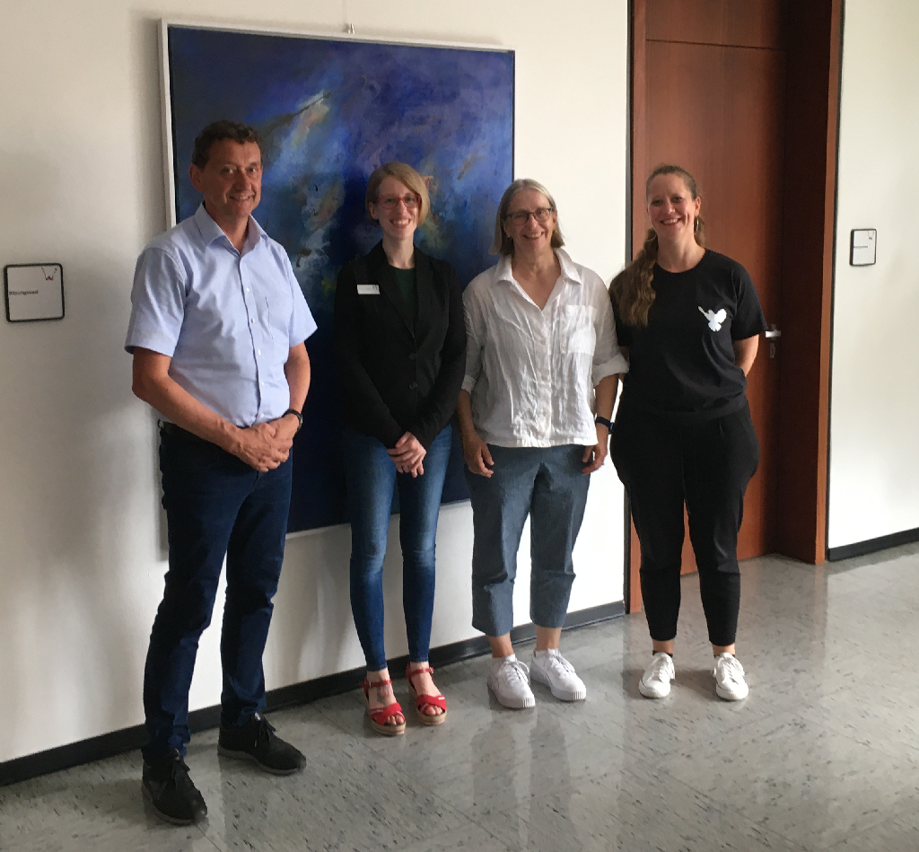 Team Integrationsarbeit mit dem Bürgermeister