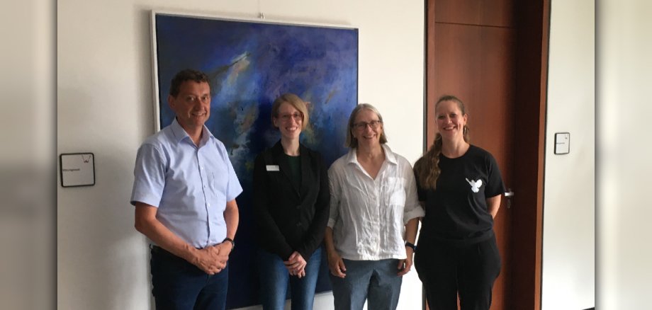 Team Integrationsarbeit mit dem Bürgermeister